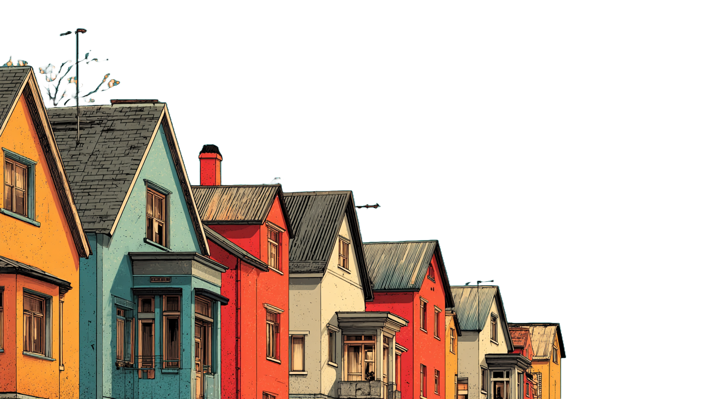 Houses illustration