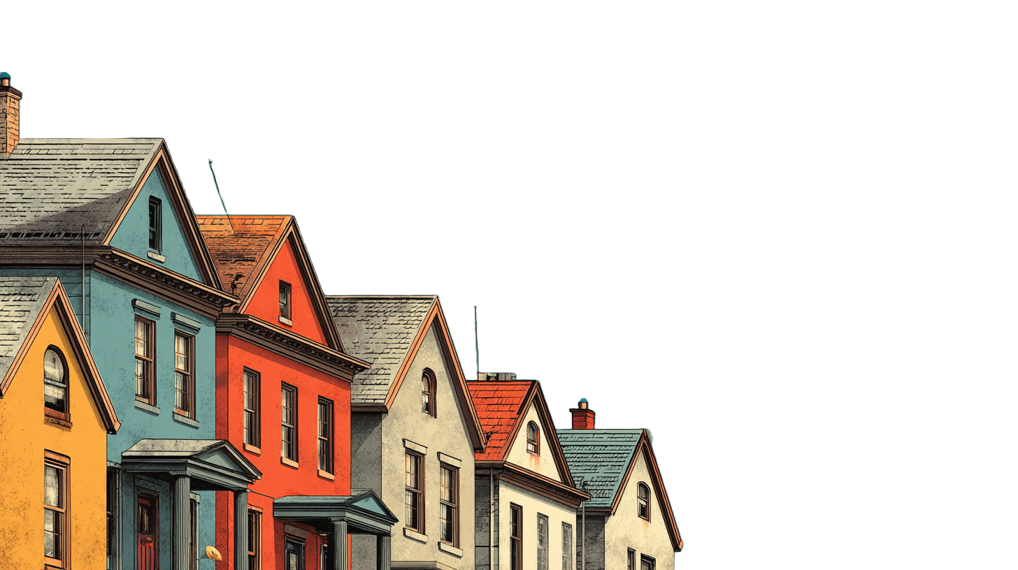 Houses illustration